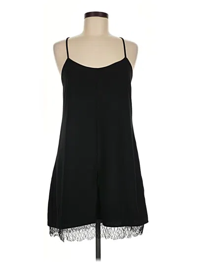 Pre-owned Topshop Casual Dress In Black