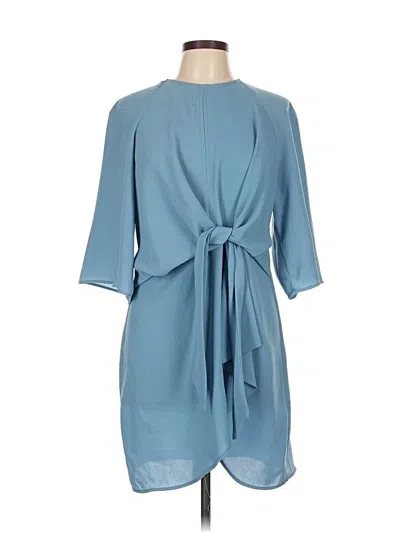 Pre-owned Topshop Casual Dress In Blue