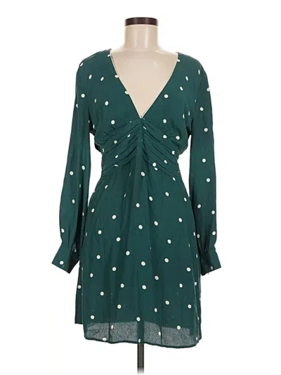 Pre-owned Topshop Casual Dress In Blue
