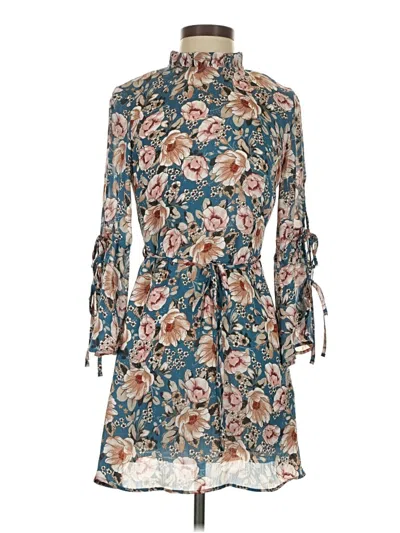 Pre-owned Topshop Casual Dress In Blue