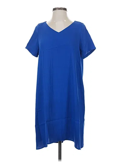 Pre-owned Topshop Casual Dress In Blue