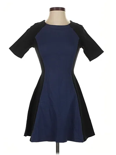 Pre-owned Topshop Casual Dress In Blue