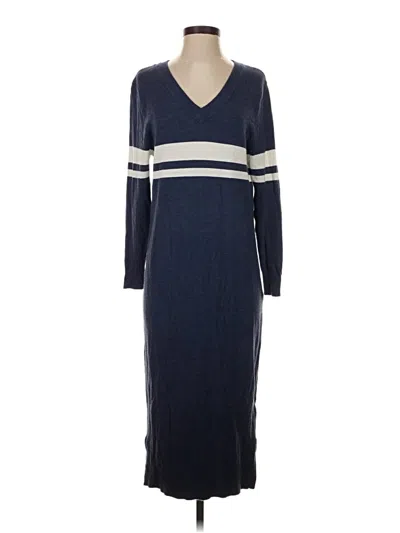 Pre-owned Topshop Casual Dress In Blue