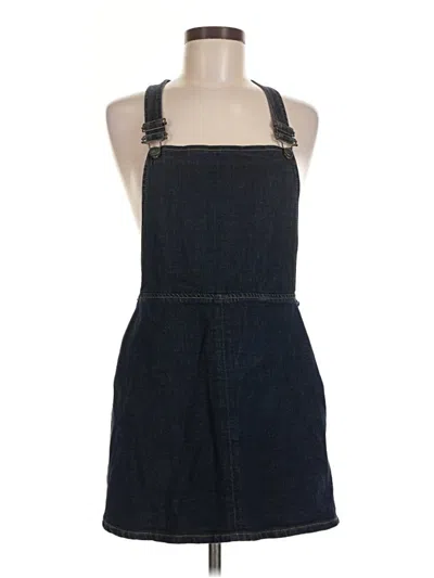 Pre-owned Topshop Casual Dress In Blue