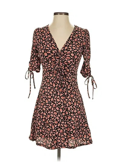 Pre-owned Topshop Casual Dress In Brown