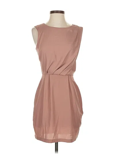 Pre-owned Topshop Casual Dress In Brown
