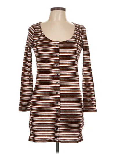Pre-owned Topshop Casual Dress In Brown