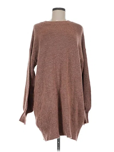 Pre-owned Topshop Casual Dress In Brown