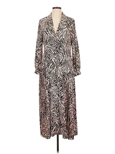 Pre-owned Topshop Casual Dress In Brown