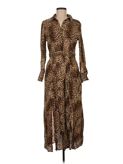 Pre-owned Topshop Casual Dress In Brown