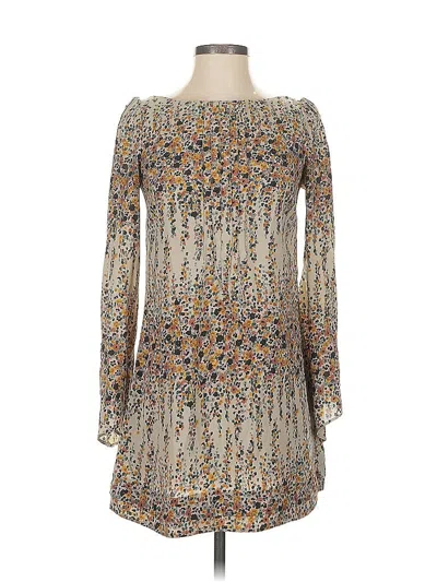 Pre-owned Topshop Casual Dress In Gold