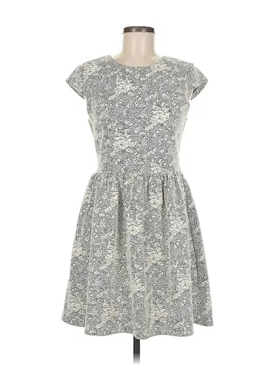 Pre-owned Topshop Casual Dress In Gray