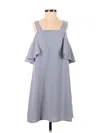 Topshop Casual Dress In Gray