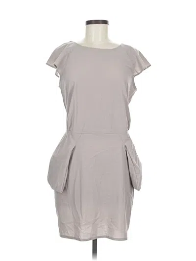 Pre-owned Topshop Casual Dress In Gray