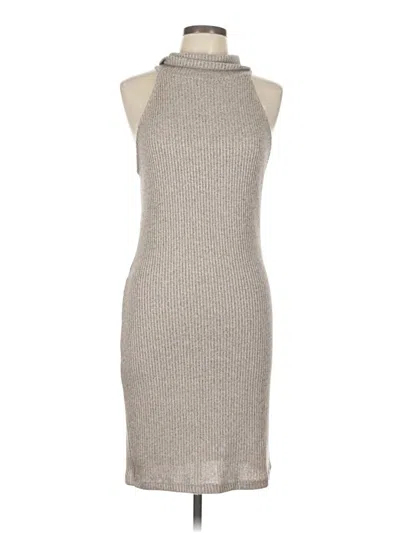 Pre-owned Topshop Casual Dress In Gray