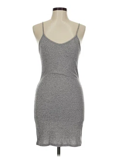 Pre-owned Topshop Casual Dress In Gray