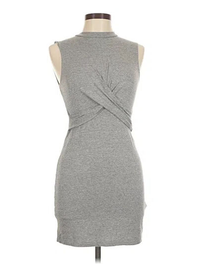 Pre-owned Topshop Casual Dress In Gray