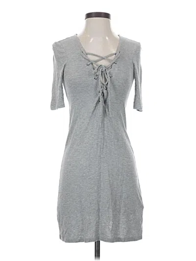 Pre-owned Topshop Casual Dress In Gray