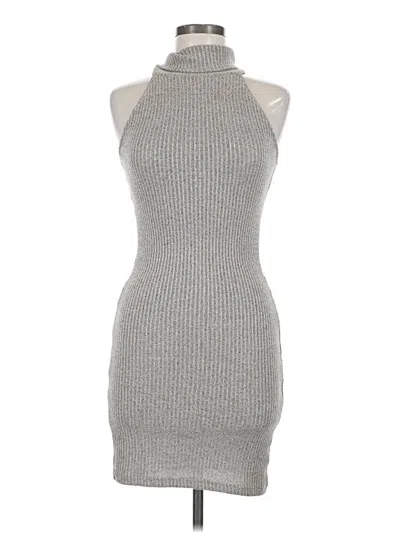 Pre-owned Topshop Casual Dress In Gray