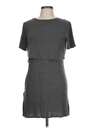 Pre-owned Topshop Casual Dress In Gray