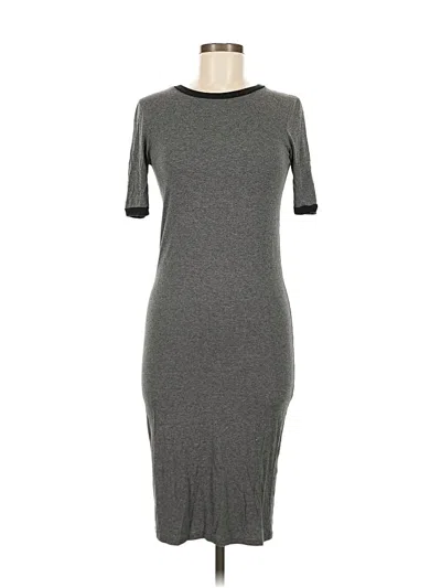 Pre-owned Topshop Casual Dress In Gray