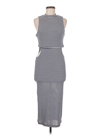 Pre-owned Topshop Casual Dress In Gray