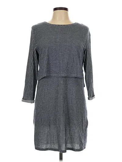 Pre-owned Topshop Casual Dress In Gray