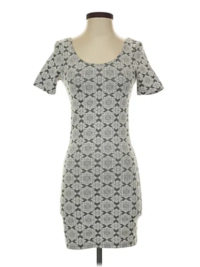 Pre-owned Topshop Casual Dress In Gray