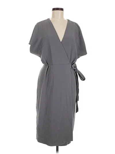 Pre-owned Topshop Casual Dress In Gray