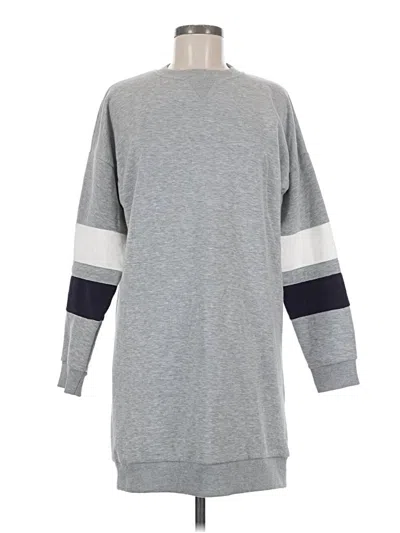 Pre-owned Topshop Casual Dress In Gray