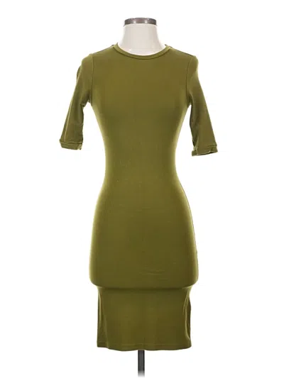Pre-owned Topshop Casual Dress In Green