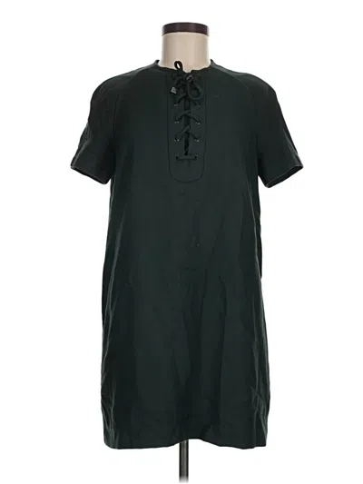 Pre-owned Topshop Casual Dress In Green