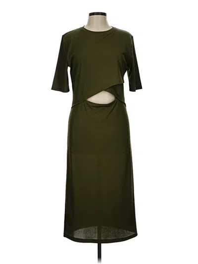 Pre-owned Topshop Casual Dress In Green