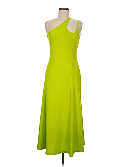 Pre-owned Topshop Casual Dress In Green
