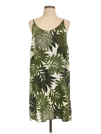 Pre-owned Topshop Casual Dress In Green