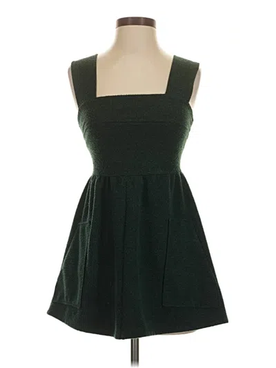 Pre-owned Topshop Casual Dress In Green
