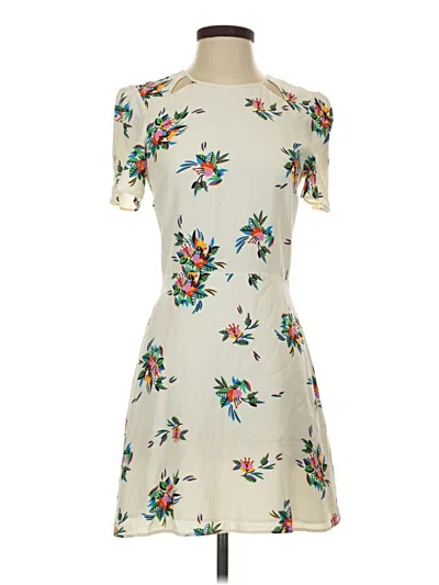 Pre-owned Topshop Casual Dress In Ivory