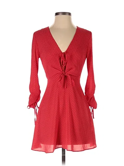 Pre-owned Topshop Casual Dress In Red