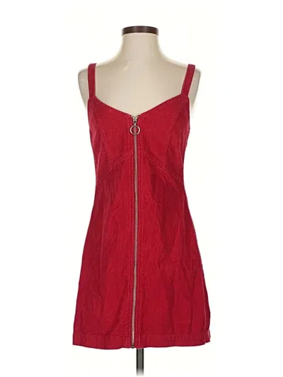 Pre-owned Topshop Casual Dress In Red