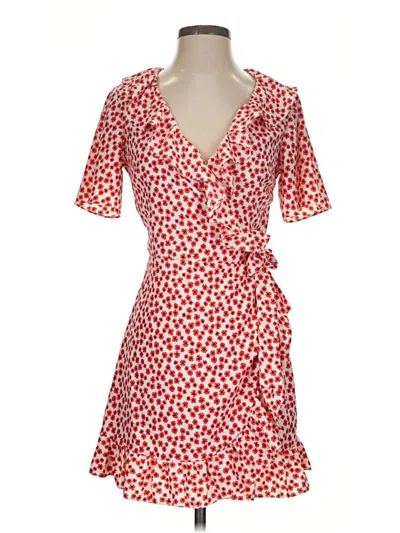 Topshop Casual Dress In Red