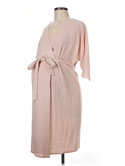 Pre-owned Topshop Casual Dress In Tan