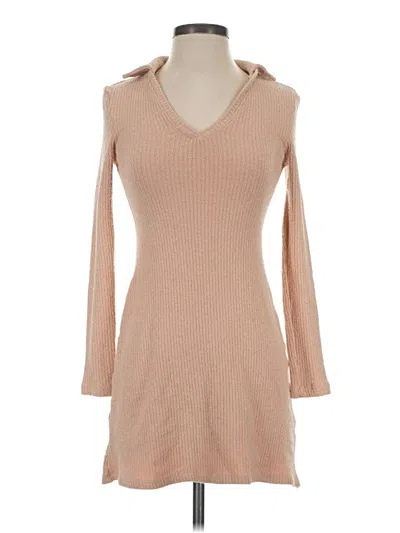 Pre-owned Topshop Casual Dress In Tan