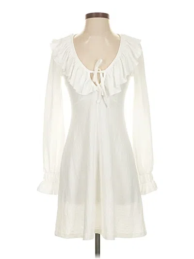 Pre-owned Topshop Casual Dress In White