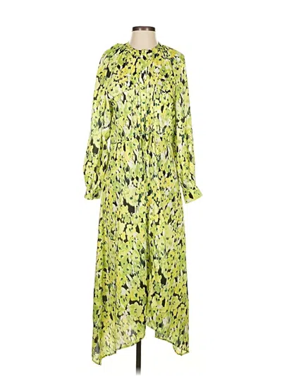 Pre-owned Topshop Casual Dress In Yellow