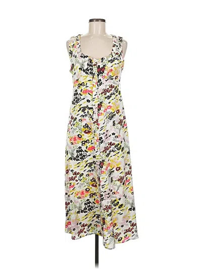 Pre-owned Topshop Casual Dress In Yellow