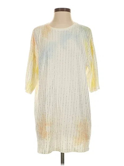 Pre-owned Topshop Casual Dress In Yellow