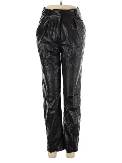 Pre-owned Topshop Casual Pants In Black