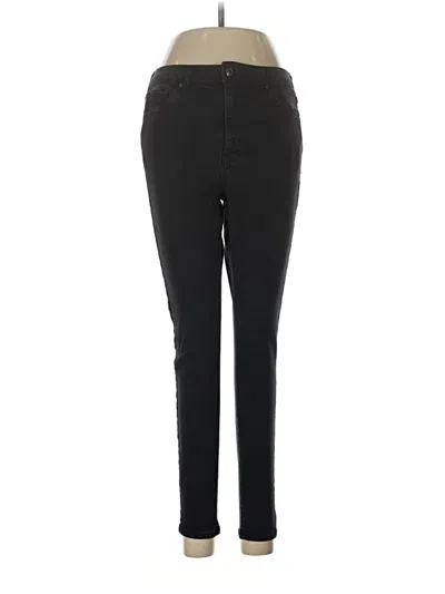 Pre-owned Topshop Casual Pants In Black