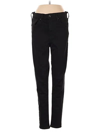 Pre-owned Topshop Casual Pants In Black