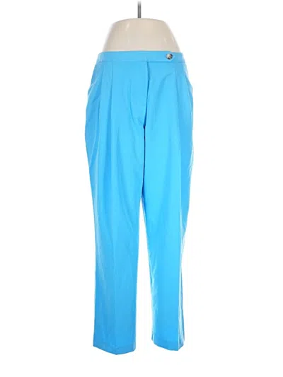 Pre-owned Topshop Casual Pants In Blue